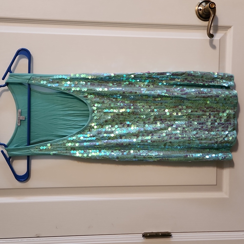Charlotte Russe Sequinced tank top
